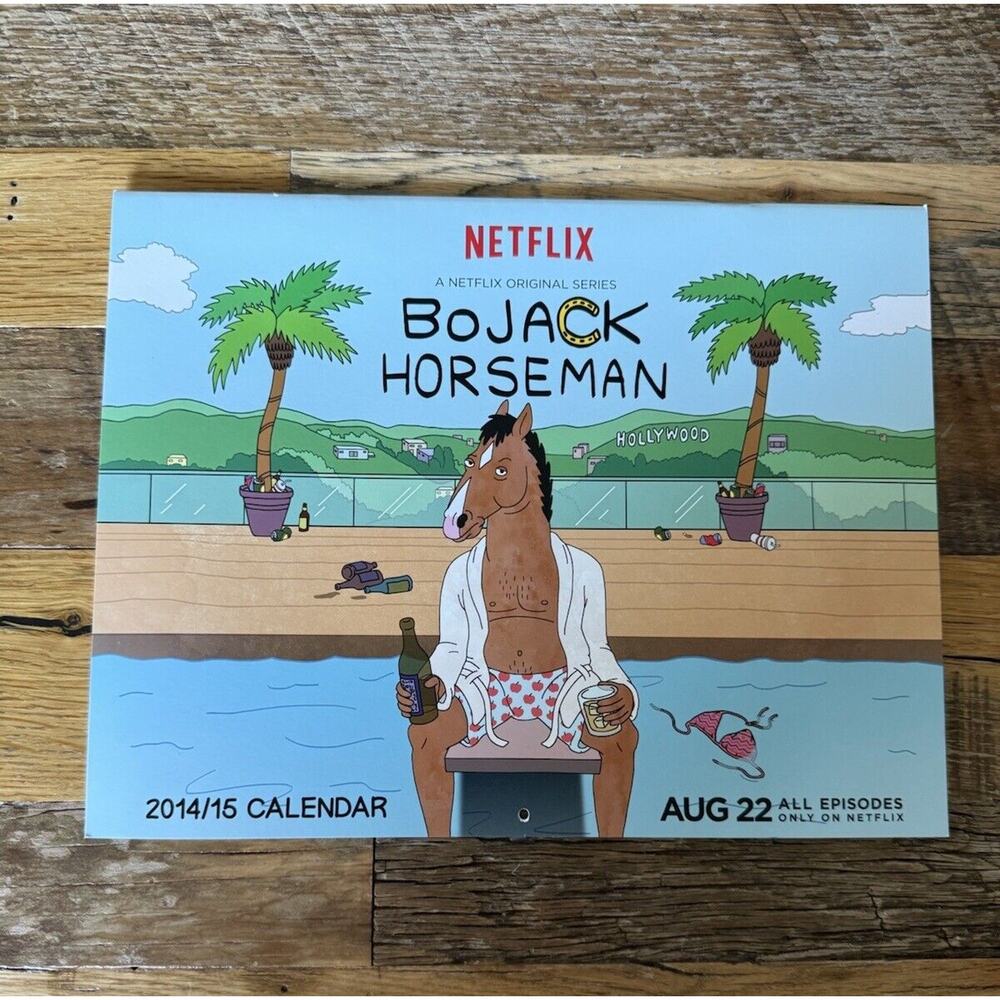 🐴 BoJack Horseman 2014 Promotional Calendar - Mint Condition